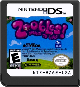 Zoobles! Spring to Life! - Cart - Front Image
