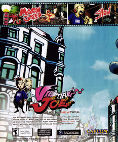Viewtiful Joe - Advertisement Flyer - Front