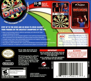 PDC World Championship Darts - Box - Back Image