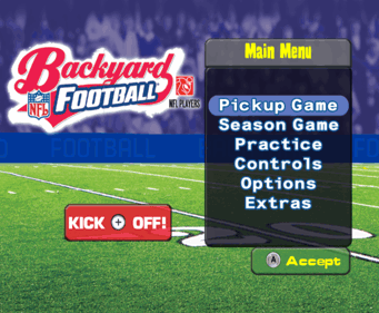 Backyard Football - Screenshot - Game Select