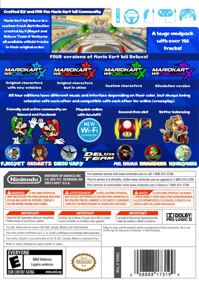 Mario Kart Wii Deluxe X: Blue Edition - Box - Back Image