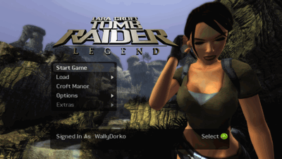 Tomb Raider: Legend - Screenshot - Game Select