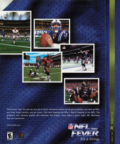 NFL Fever 2002 - Advertisement Flyer - Front