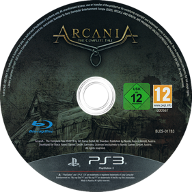 Arcania: The Complete Tale - Disc