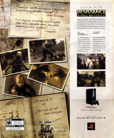 Resistance: Fall of Man - Advertisement Flyer - Front