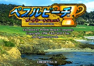 Pebble Beach: The Great Shot - Screenshot - Game Title