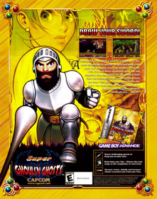 Super Ghouls 'n Ghosts - Advertisement Flyer - Front