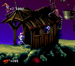 Earthworm Jim 2 - Screenshot - Gameplay