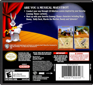 Looney Tunes: Cartoon Conductor - Box - Back - Reconstructed