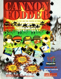 Cannon Fodder - Advertisement Flyer - Front