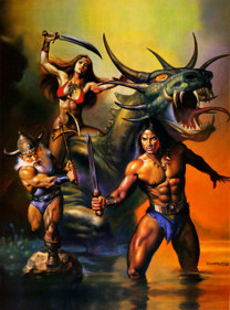 Golden Axe II - Poster