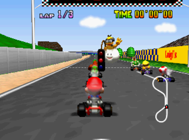 Mario Kart 64 - Screenshot - Gameplay