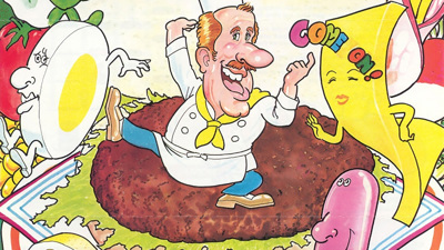 BurgerTime - Fanart - Background