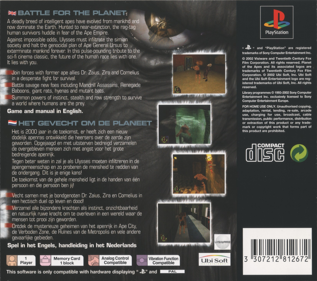 Planet of the Apes - Box - Back Image