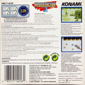 Contra: The Alien Wars - Box - Back