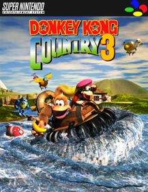 Donkey Kong Country 3: Dixie Kong's Double Trouble! - Fanart - Box - Front