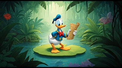 Deep Duck Trouble Starring Donald Duck - Fanart - Background