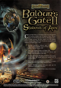 Baldur's Gate II: Shadows of Amn - Advertisement Flyer - Front