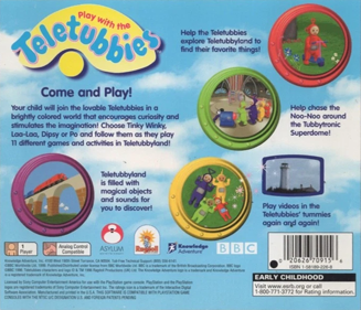 Play with the Teletubbies - Box - Back Image