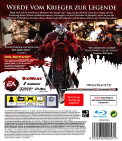 Dragon Age II - Box - Back