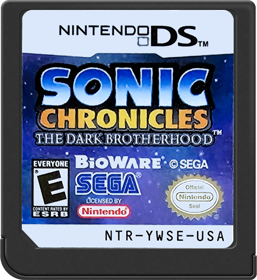 Sonic Chronicles: The Dark Brotherhood - Cart - Front Image