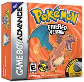 Pokémon FireRed Version - Box - 3D