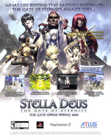 Stella Deus: The Gate of Eternity - Advertisement Flyer - Front