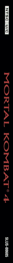 Mortal Kombat 4 - Box - Spine Image