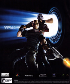 TimeSplitters: Future Perfect - Advertisement Flyer - Front