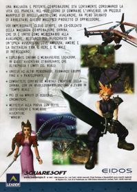 Final Fantasy VII - Box - Back