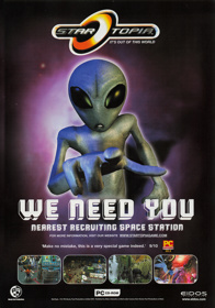 Startopia - Advertisement Flyer - Front