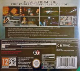 Fire Emblem Warriors - Box - Back