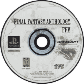Final Fantasy Anthology - Disc Image
