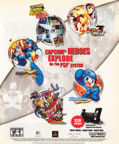 Mega Man Powered Up - Advertisement Flyer - Front