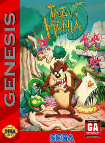 Taz Mania - Fanart - Box - Front