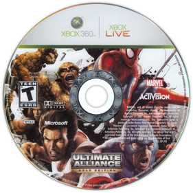Marvel: Ultimate Alliance (Gold Edition) - Disc