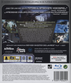 Call of Duty 4: Modern Warfare - Box - Back