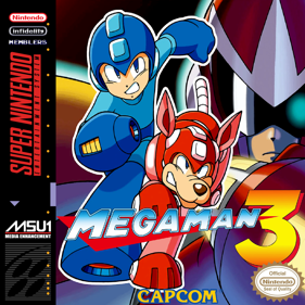 Mega Man 3 - Fanart - Box - Front