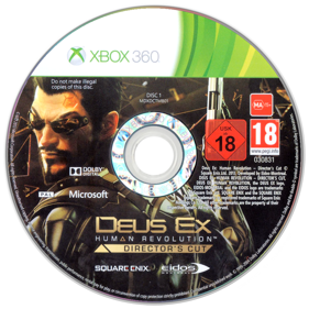 Deus Ex: Human Revolution Director's Cut - Disc