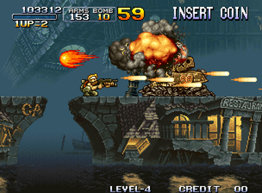 Metal Slug: Super Vehicle-001 - Screenshot - Gameplay