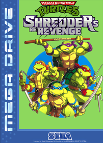 Teenage Mutant Ninja Turtles: Shredder's Re-Revenge - Fanart - Box - Front
