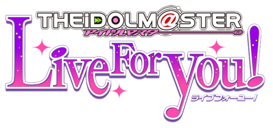The iDOLM@STER: Live for You! - Clear Logo