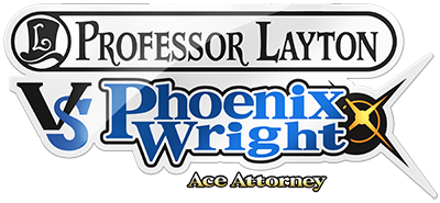 Professor Layton vs Phoenix Wright: Ace Attorney - Clear Logo