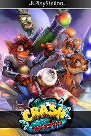 Crash Bandicoot: Warped - Fanart - Box - Front