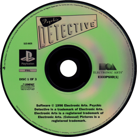 Psychic Detective - Disc Image