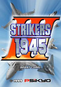 Strikers 1945 III - Screenshot - Game Title