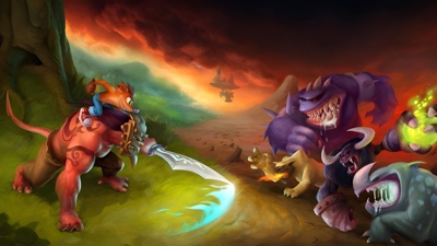 Crash of the Titans - Fanart - Background