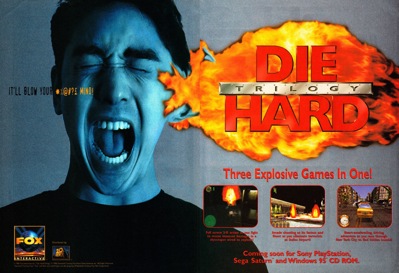 Die Hard Trilogy - Advertisement Flyer - Front