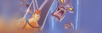 Disney's Hercules Action Game - Banner
