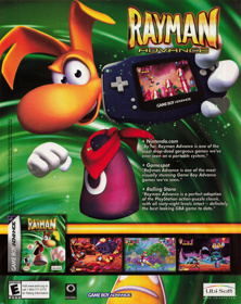 Rayman Advance - Advertisement Flyer - Front